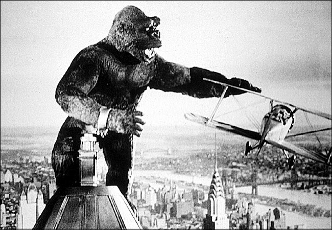 Kong Atop The Empire State Building 1933