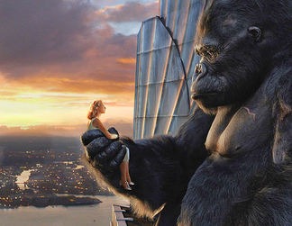 Kong Atop Empire State Building